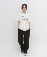 グロリアスラインTシャツ オフホワイト