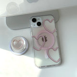 Pink - スプリングラブ Magsafe フォーンケース スマホグリップ セット