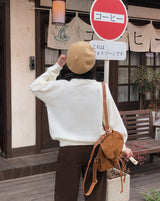 [BELLIDE MADE] ルーズフィットアーガイルVネックニットウェア