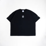 HIERARCHY STUDIOS Unruled - ブラックスピリットベッセルワイドオーバーサイズTシャツ