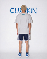 Doodle LOGO T-SHIRT (MELANGE GREY) [MEN]