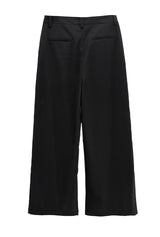 ベルトセット スナップ ワイド ピンタック スラックス
