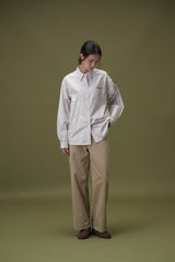  Classic stripe shirts (Brown)