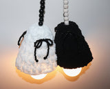 black soft ribbon light