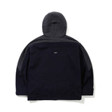 BSR フーディド3Lシームシーリングジャケット ダークグレー