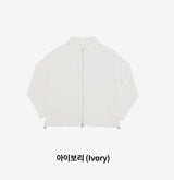 Porine Two-Way String Zip-Up
