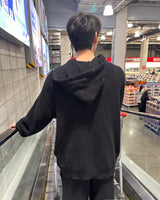 Lesher two-way knit zip-up