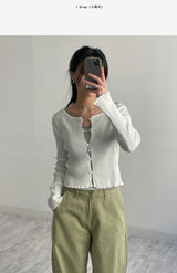 Porte U-neck Stripe T-shirt