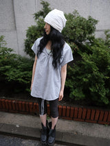 flower button beanie