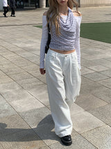 Dutti Two Pin Tuck Wide Pants