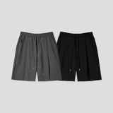 Side Pin-Tuck Shorts 2COLOR