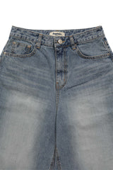Summer Denim Bermuda Pants