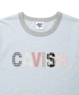 CAVISH APPLIQUE RINGER SS TEE BLUE(CV2GMUT509A)