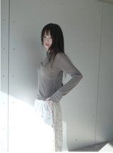 バラ長袖Tシャツ