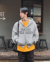 ピロツーウェイクロップドフードジップアップ