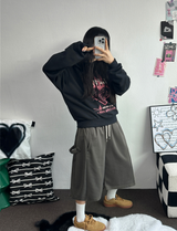 ラビンインファイア フーディーTシャツ🖤🩷2カラー
