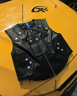 LEATHER BULLETPROOF GILE (Black)