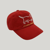 Red Washing Puppy Cap
