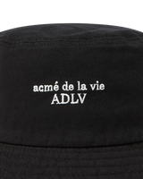 25FW BASIC LOGO BUCKET HAT BLACK
