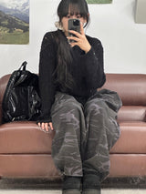 CAMO CARPENTER SNAP SWEAT PANTS