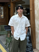 Cozy western cotton short sleeve shirt