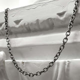 SS-original chain necklace_dark silver