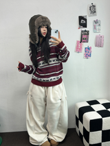ボスサイズフリーススナップロングパンツ 🧸🩵🤍6カラー