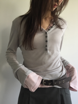 Eyelet swell belt (2color)