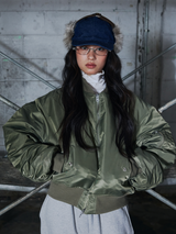 VOLUME SHIRRING MA-1 / KHAKI