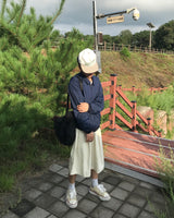 Seersucker Zip-up Jacket