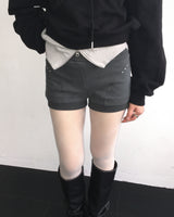 Dying stud shorts