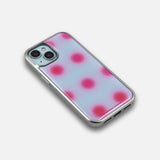 SUN DOT CASE_PINK (silver epoxy)
