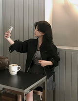 [Bellide made] Wytan, slit line cotton blouson