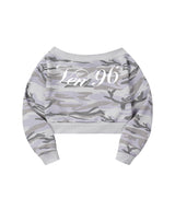 VEN 96 ONE OFF SHOULDER SWEAT SHIRT