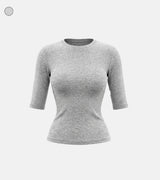 26SS★ [ EEUN BASIC ] Chewing Three Quarter Slim T-shirt