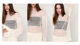 PULLOVER NET KNIT (WHITE)