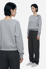26FW★ [ EEUN MADE ] Boat Neck Sweatshirt