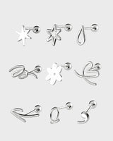 [シルバー ver.] スケッチドゥードゥルピアス