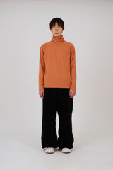 COLOR POP TURTLENECK T-SHIRTS - ORANGE