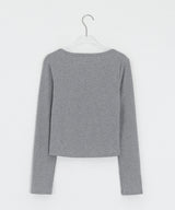 Gentil Frill Dot Layered Sleeveless Cardigan Set