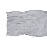 Wave Crinkled Long Scarf (light grey)