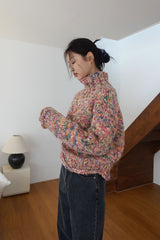 CANDY handmade sweater (with beanie)