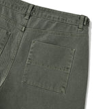 ラッチテーパードツイルパンツ / Washed khaki