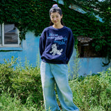 ウィグルスウェットシャツ (NAVY)