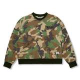 Wind Breaker Oversized Crewneck Camouflage