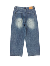 LMN Kubo Slit Curved Denim Pants (3 colors)