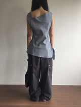 Peep Wide Cargo Pants (3color)