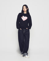 25FW WOMAN ハートドーナツスウェットシャツ