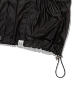 SHINING RUFFLE WINDBREAKER JACKET(BLACK)