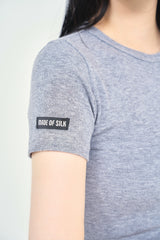 リボンロゴ刺繍半袖Tシャツ / ribbon LOGO embroidery H/S TEE